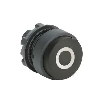 vypínač a zásuvka ZB5AL232 černá ovl. hlavice stiskací s přesah. ? 22 s návratem, Schneider Electric