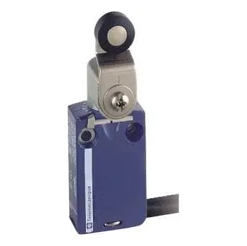 vypínač a zásuvka XCMD2115L10 Polohový spínač XCMD, termoplastická páka s kladkou, 1V+1Z, mžik., 10m, Schneider Electric