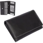 Dariya bags Černá dámská peněženka kožená