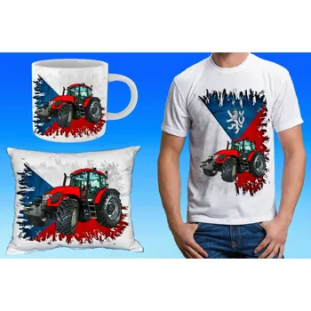 Pánské tričko ZETOR FORTERRA 150 dárkový set 122 (dárkový set s traktorem )