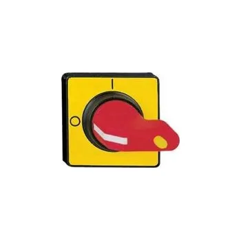 vypínač a zásuvka KCC1YZ Otočná rukojeť čelní KCC, pro VN, 12, VN, 20, V02...V2, červená rukojeť, Schneider Electric