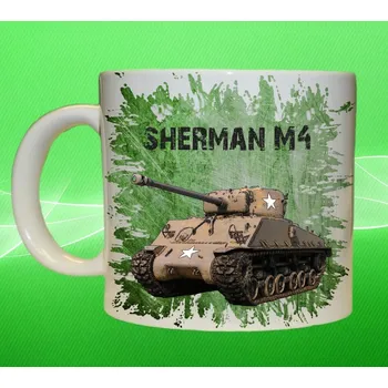 hrnek s tankem Sherman M4 III
