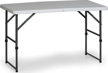 kempingový stůl Corping 400155 světle šedý/černý