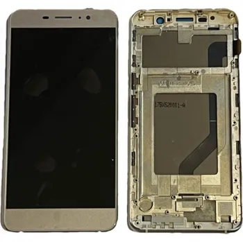 Ulefone Armor S8 LCD displej dotykové sklo + středový rámeček zlatý