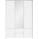 LOBATES skříň 5D2S, bílá/bílá matná, 5 let záruka +možnost VÝNOSU + vyzvednutí ZDARMA