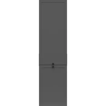 Kuchyňská linka JAMISON, skříňka 195 cm, pravá, bílá/grafit + vyzvednutí ZDARMA