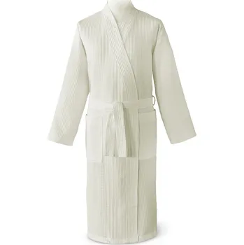 Dámský župan VEBA moderní vaflový župan ze 100% bavlny smetanový - VEBA-ZUP-RUMBA-SMETANA