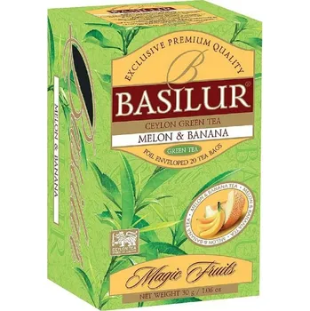 Čaj Basilur Zelený čaj - BASILUR Magic Melon & Banana 20x1,5g