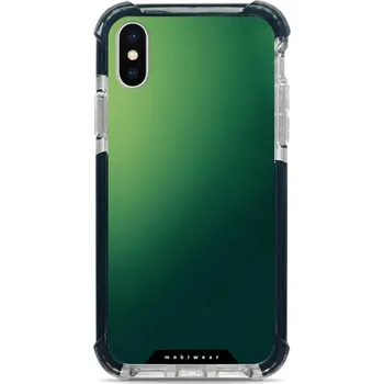 Pouzdro na mobilní telefon Odolný obal Mobiwear MagSafe Elite Bumper - Apple iPhone X / XS - D036D Zelený odstín (Odolný kryt, pouzdro, obal Mobiwear Elite Bumper na mobil Apple iPhone X / XS - D036D Zelený odstín, materiál Plast + TPU silikon + kov - zesílená ochrana telefonu,)