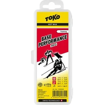Lyžařský vosk TOKO Base Performance red 120 g servisní balení