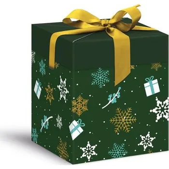 Dárková krabička krabička dárková vánoční 12x12x15cm 5370601 - MFP Paper s.r.o.