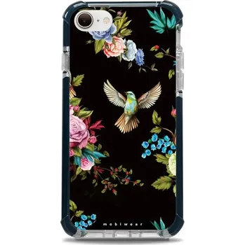 Pouzdro na mobilní telefon Odolný obal Mobiwear MagSafe Elite Bumper - Apple iPhone 7 / 8 / SE 2020 / SE 2022 - D007D Ptáček a květy (Odolný kryt, pouzdro, obal Mobiwear Elite Bumper na mobil Apple iPhone 7 / 8 / SE 2020 / SE 2022 - D007D Ptáček a květy, materiál Plast + TPU siliko