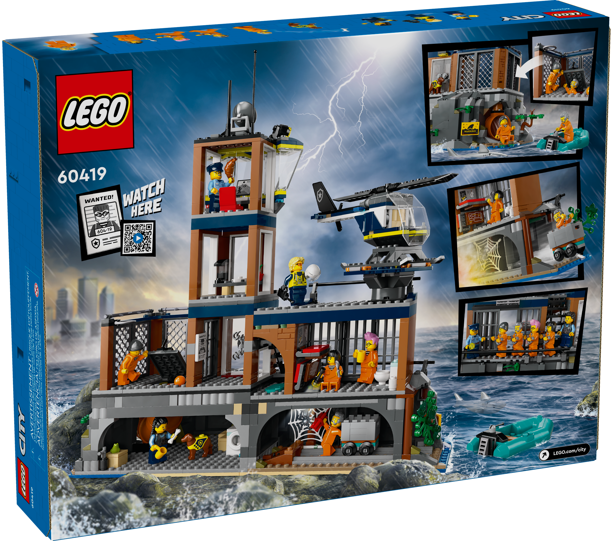 foto Stavebnice LEGO LEGO City 60419 Policie a vězení na ostrově