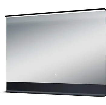 Zrcadlo Black Zrcadlo s LED osvětlením Shelf, 60 × 80 cm 50202