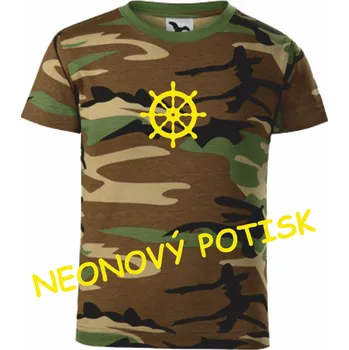 ON-DESIGN Dětské tričko s KORMIDLEM Velikost: 158 cm/12 let, Barva: camouflage brown