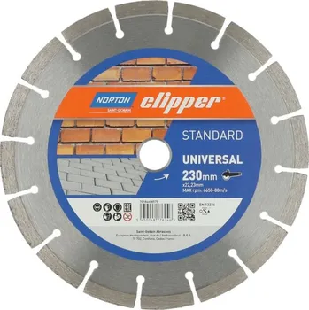 Řezný kotouč NORTON-CLIPPER Kotouče 230x22.23mm Norton Clipper Standard Universal