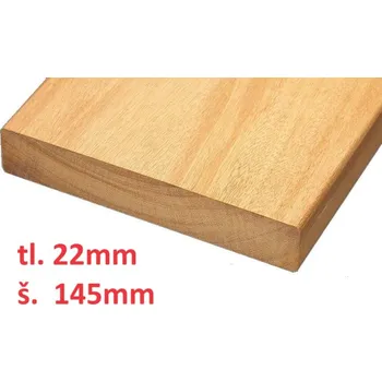 Terasové prkno Prkno GARAPA 22x145, délka 2440mm (Tropické dřevo)