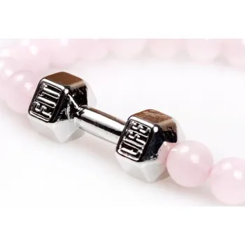 Náramek GymTime FIT-NÁRAMEK Růženín Barva: Stříbrná