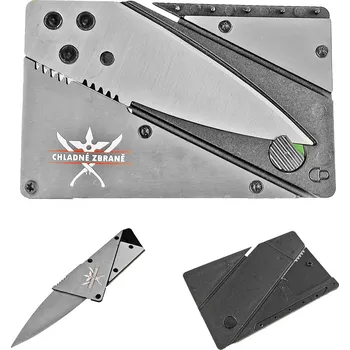 Multifunkční nůž CHZ Kreditkový nůž/čepel "COLD WEAPONS" kovová verze!