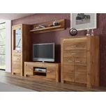 Sestava INDIANAPOLIS, světlý jasan, moderní obývací nábytek 4+6+9+11