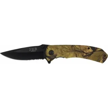 kapesní nůž Joker JKR430 camo kombinované ostří