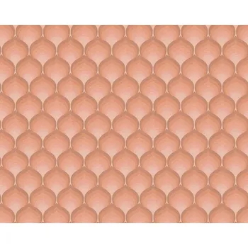 Tapeta Vliesová tapeta retro, geometrická - růžová, červená 395385 / Tapety na zeď 39538-5 retro Chic (0,53 x 10,05 m) A.S.Création