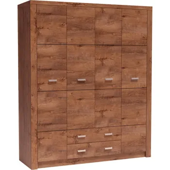 Šatní skříň Casarredo Šatní skříň 4-dveř. INDIANAPOLIS I-18 jasan světlý