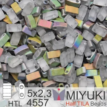 Korálek Korálky Miyuki Half Tila. Barva Vitrail Matte HTL 4557 Balení 3g