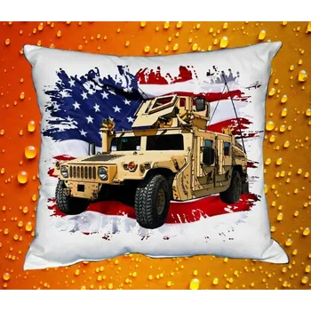 Dekorativní polštářek Polštářek HUMMER H1 II (vojenský polštář army)