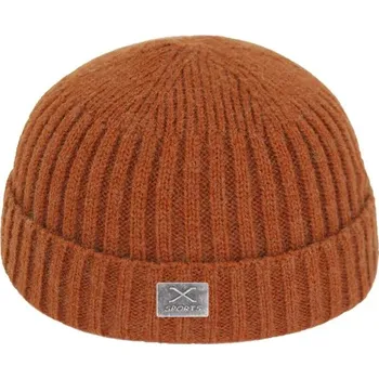 Čepice Unisex krátká zimní čepice, univerzální velikost - Oranžový