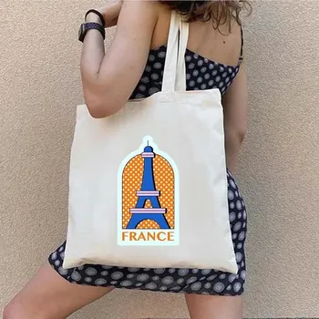 Taška přes rameno dámská, motivy Paříž a Eiffelova věž - 31