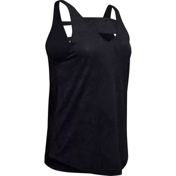 Dámské tílko Under Armour Perpetual Tank Jacquart-BLK XS