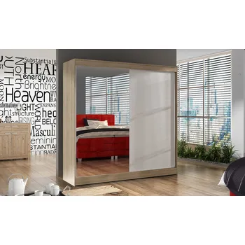 Ložnice Falco Skříň Baja I 200 sonoma/bílá