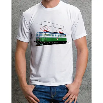 Pánské tričko tričko s lokomotivou č. 02 134