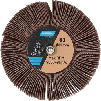 Brusný kotouč NORTON-CLIPPER Vřetenové lamelové kotouče 80x30mm x6mm SK(C) Zr 80 Norton BDX