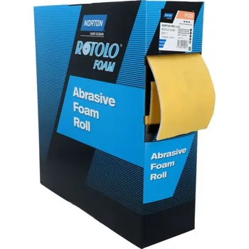 Brusný kotouč NORTON-CLIPPER Antiloading Standardní role Pěnový samosvorný 115mm x25m Zr 320 Norton GOLD RESERVE