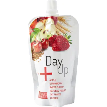 Sušená potravina Day up Dezert ovocný jablko, jahoda, třešeň s jogurtem a cereáliemi 120 g