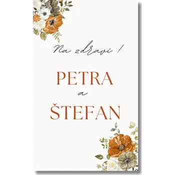 Samolepící etiketa Personal Etiketa na láhev - Autumn time Zvolte množství: od 15 do 30 ks