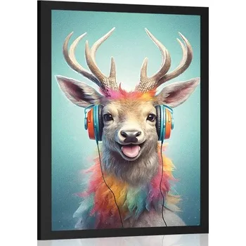 Plakát Dovido Plakát jelen se sluchátky