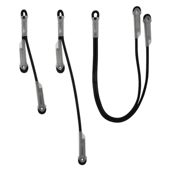 smyčka Spojovací prostředek Singing Rock LANYARD "V" 100/100 cm černý