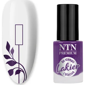 Přípravek na nehty Razítkovací lak na nehty – lak na razítka FIALOVÝ, 7ml (NTN Fialový razítkovací lak 7ml)