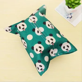Papírový kapesník Obal na kapesníky, látkový - veselé motivy - F panda