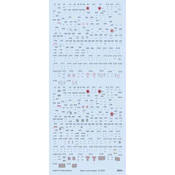 Plastikový model 1/48 Decals F-104A/C stencils (KIN)