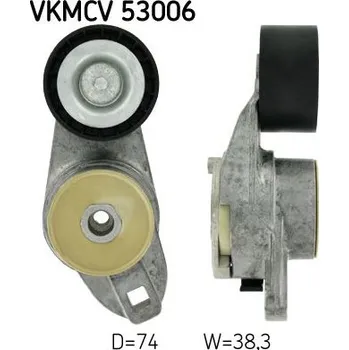 Napínák, žebrovaný klínový řemen SKF VKMCV 53006