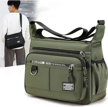 Pánská crossbody taška - Zelená