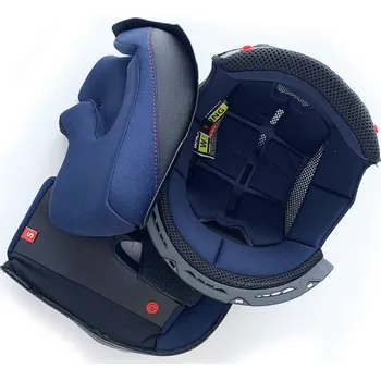 Helma na motorku XRC 818 cheek pads + crown liner 2XL