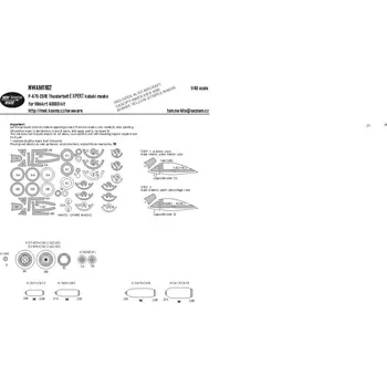 Plastikový model 1/48 Mask P-47D-25RE Thunderbolt EXPERT (MINA)