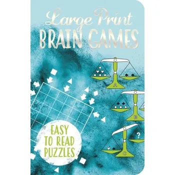 Umění Large Print Brain Games - Saunders, Eric