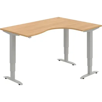 Kancelářský vozík HOBIS trigon elektr.stavitelný stůl stand.ovlad. - MST 3 2005 L, dub + doprava zdarma