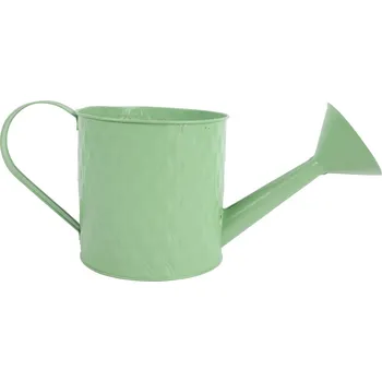 Plechový květináč Sannah L zelený 34x15x15 cm